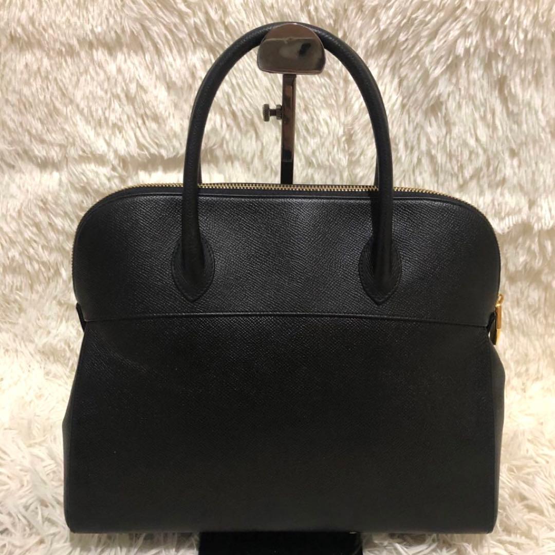 未使用✨銀座 和光 レザー ハンドバッグ ブラック