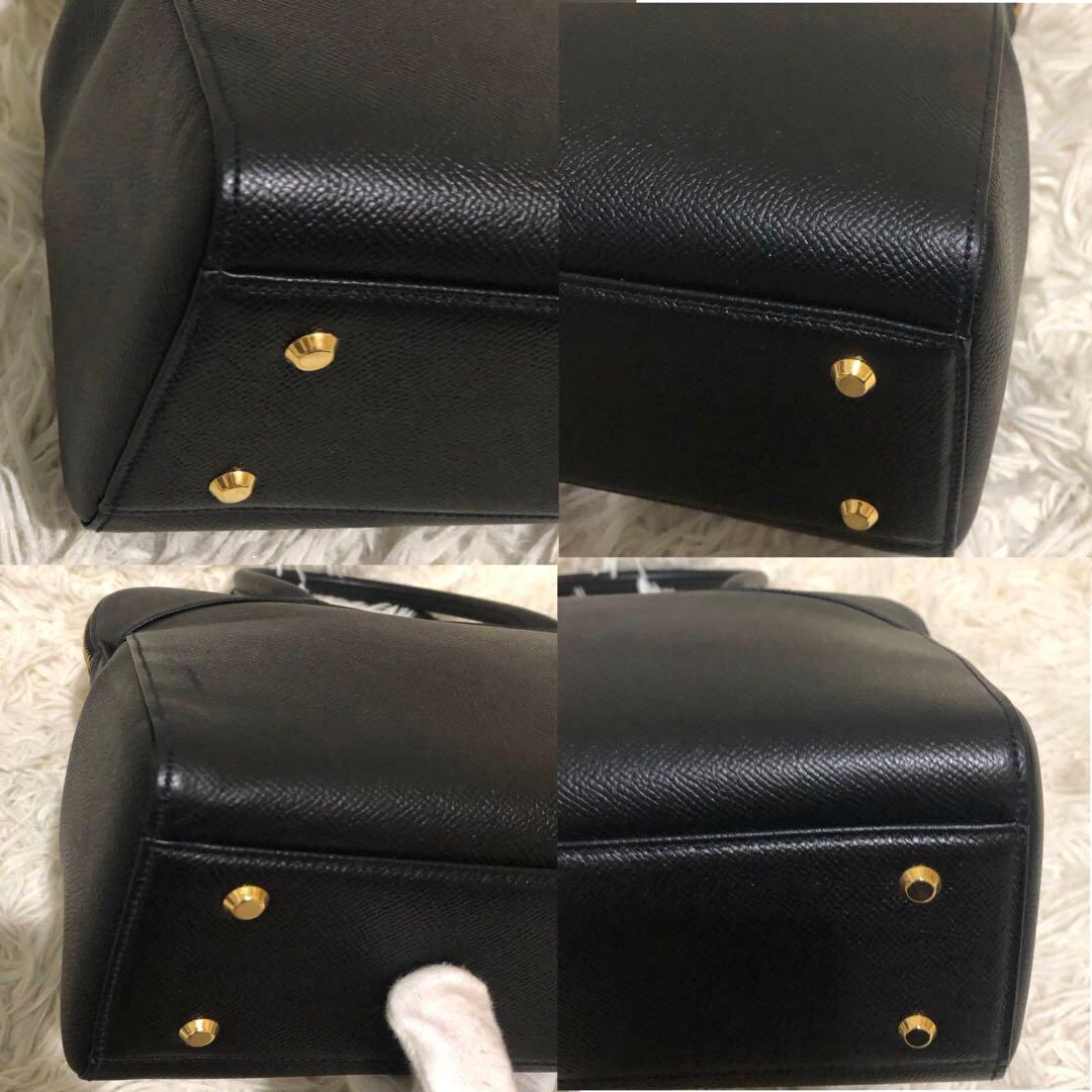 未使用✨銀座 和光 レザー ハンドバッグ ブラック