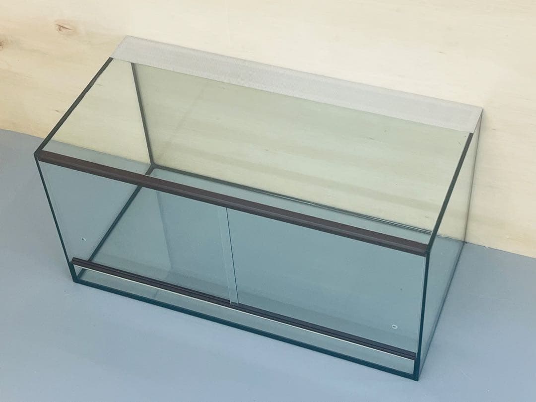 一点商品！特注パルダリウム・テラリウム水槽600×300×360 未使用品