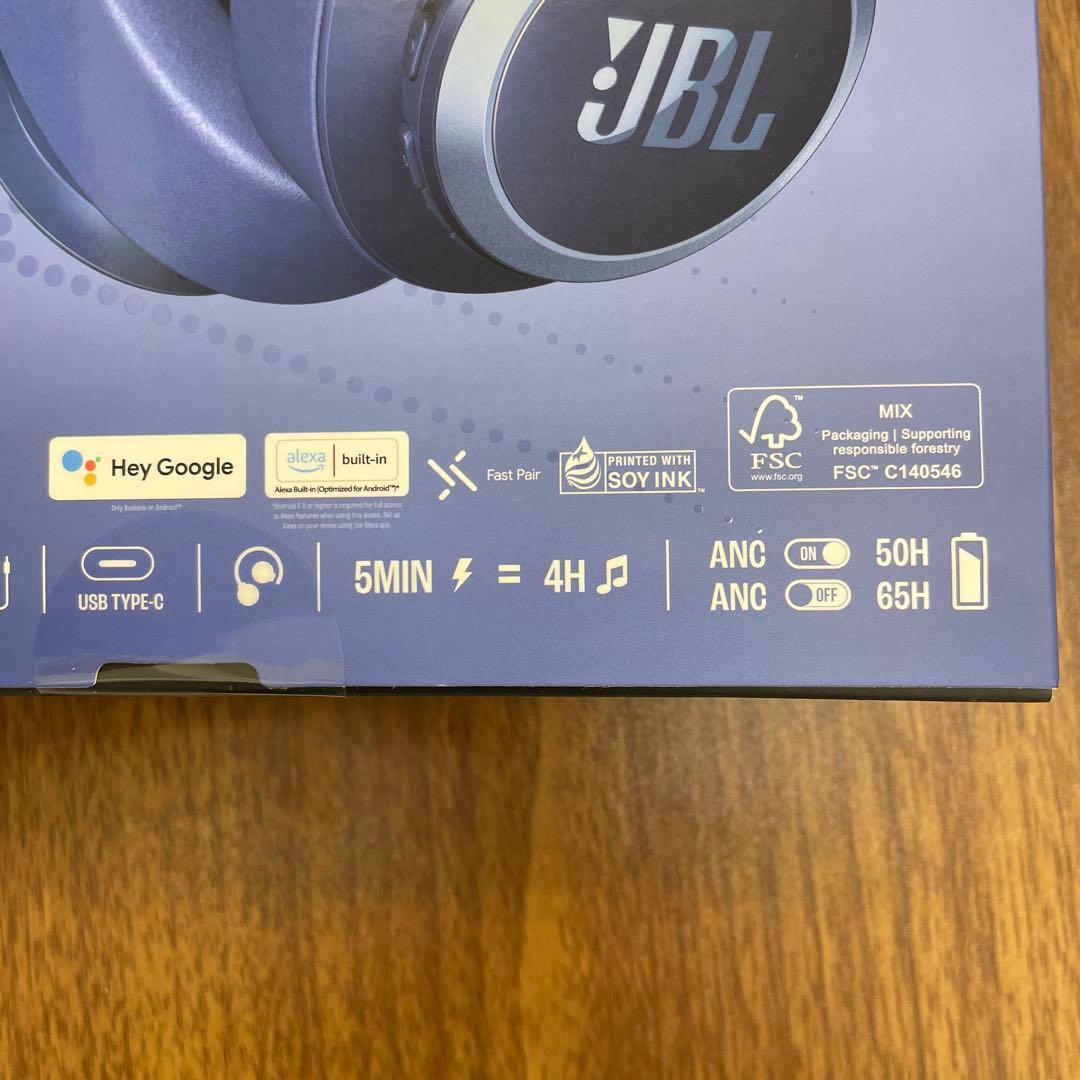 11029新品未開封JBL LIVE 770NC ワイヤレスヘッドホン ブルー