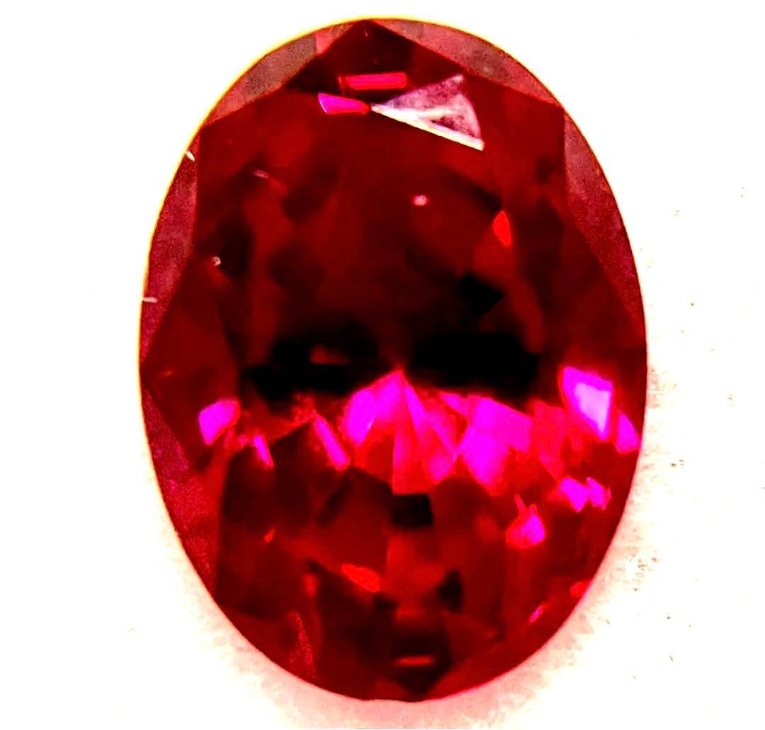 最高級 京セラ クレサンベール 1.65ct 理想的なルビールース真紅の煌き❣️