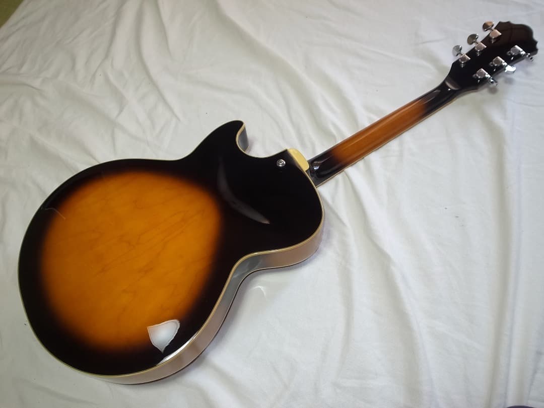 美品　Ibanez AG75 BS　コンパクト　 フルアコ　ほぼ未使用保管品