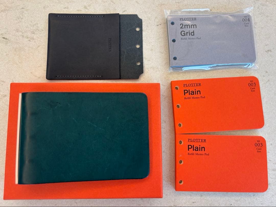 Plotterプロッター/限定リスシオ3穴リングバインダー/ブルー