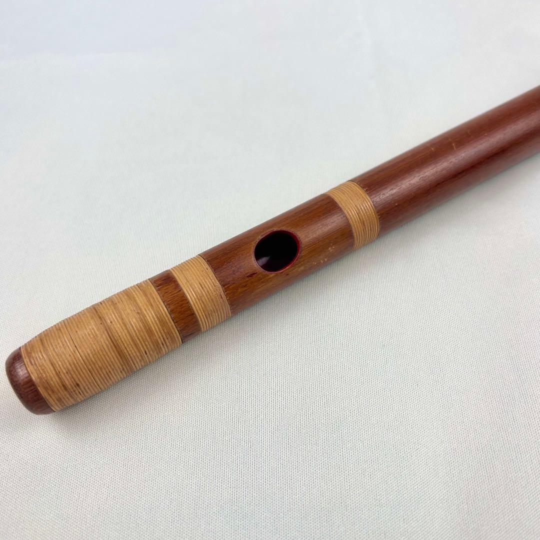 【訳アリ】朗童 篠笛 改良型 七本調子 唄物 燻竹 希少品