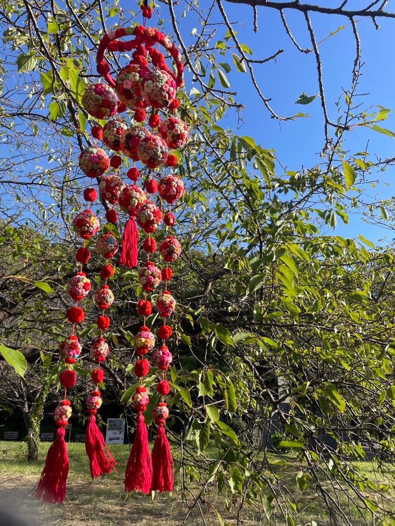 【希少レア】　ちりめん細工　吊るし飾り　雛飾り　縮緬　手毬 　七宝毬　手づくり