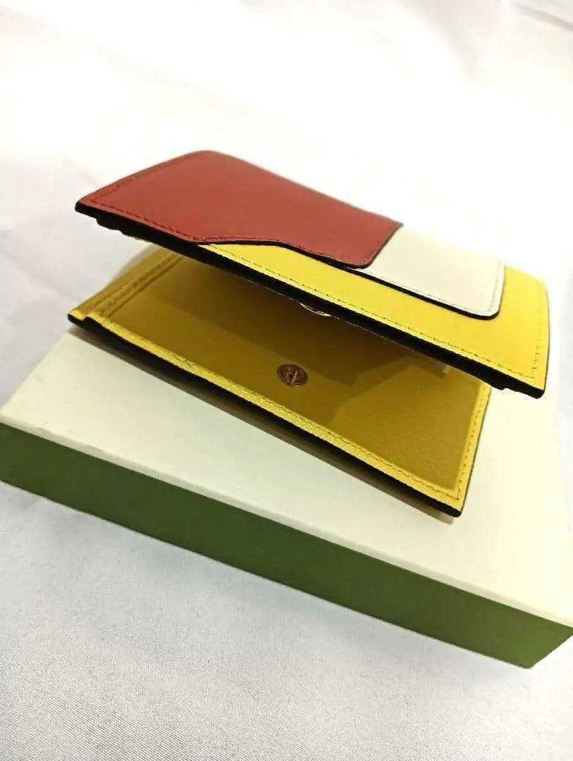 MARNI マルニ 2つ折り財布 ブラウン イエロー