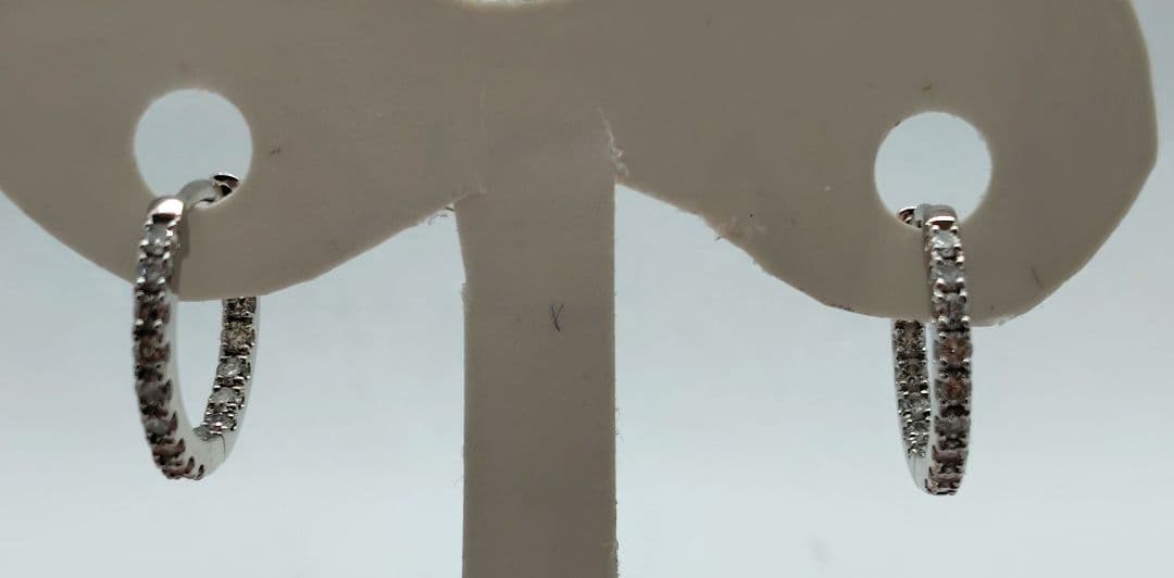 【日曜限定価格！】【GSTV】 PT950 ダイヤモンド ピアス 約0.44ct