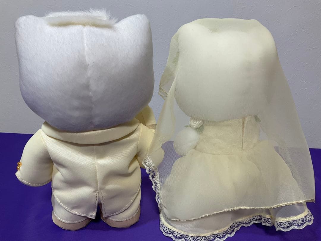 ハローキティ ウェディング　ぬいぐるみセット