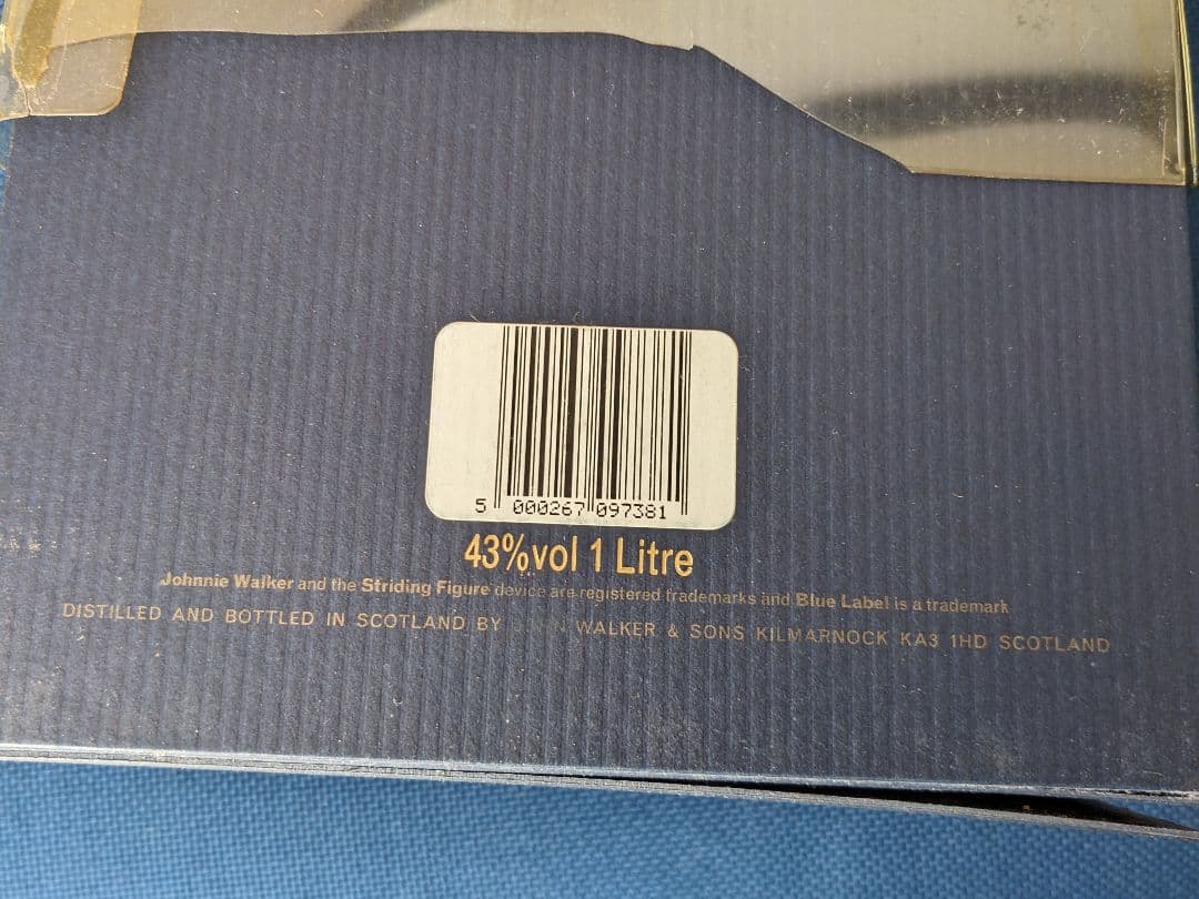 Johnnie Walker Blue Label 1000ml 旧ボトル