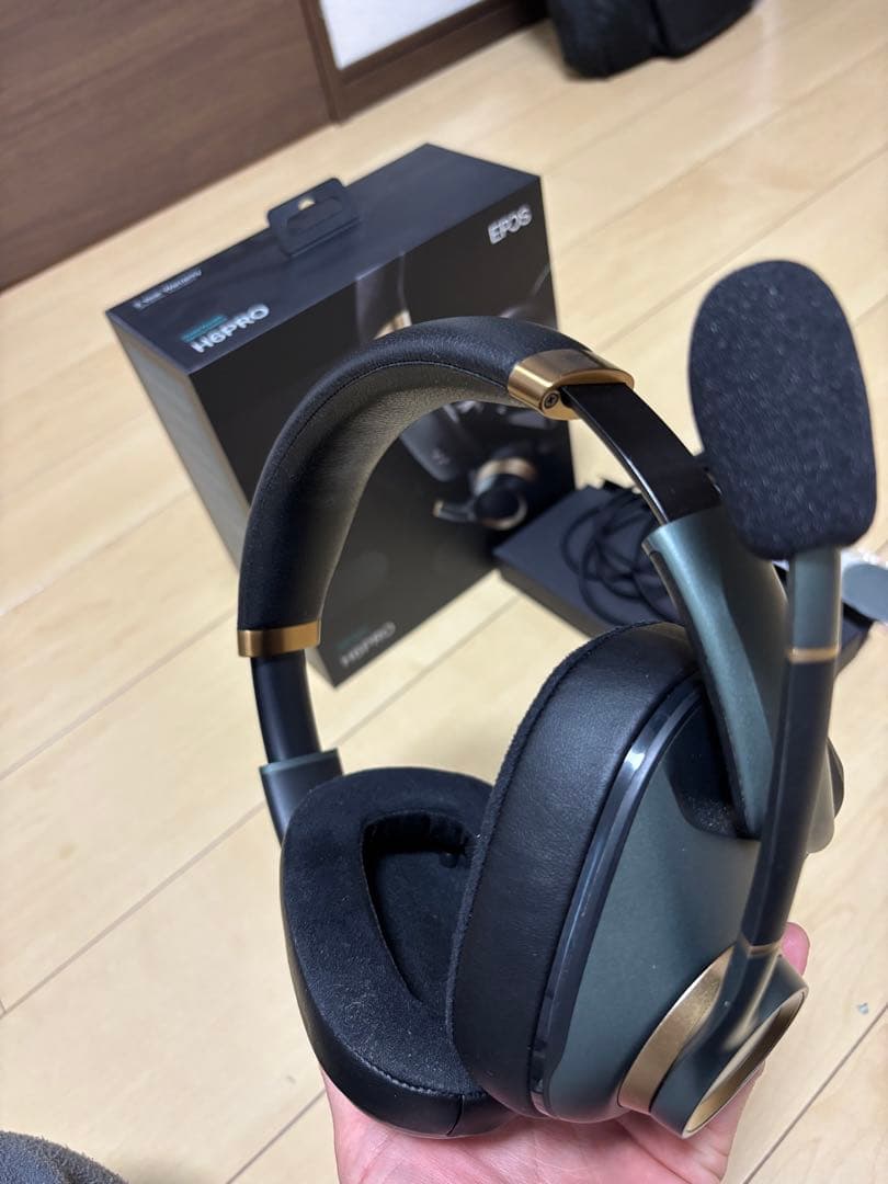 EPOS H6PRO ゲーミングヘッドセット　ウィンドスクリーン付き