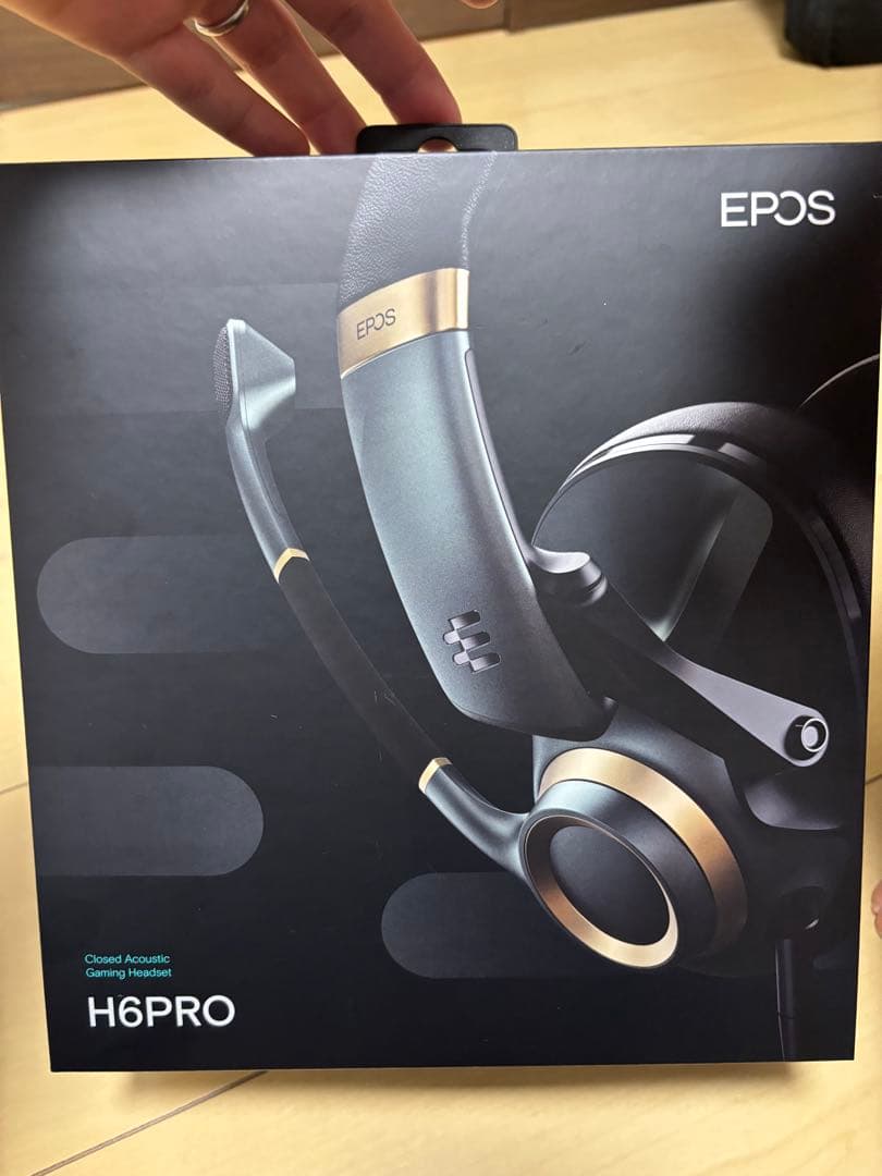 EPOS H6PRO ゲーミングヘッドセット　ウィンドスクリーン付き