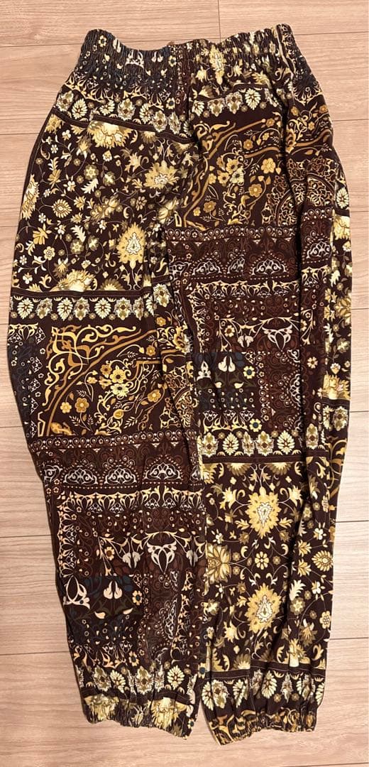 Supreme サルエルパンツ ブラウン花柄