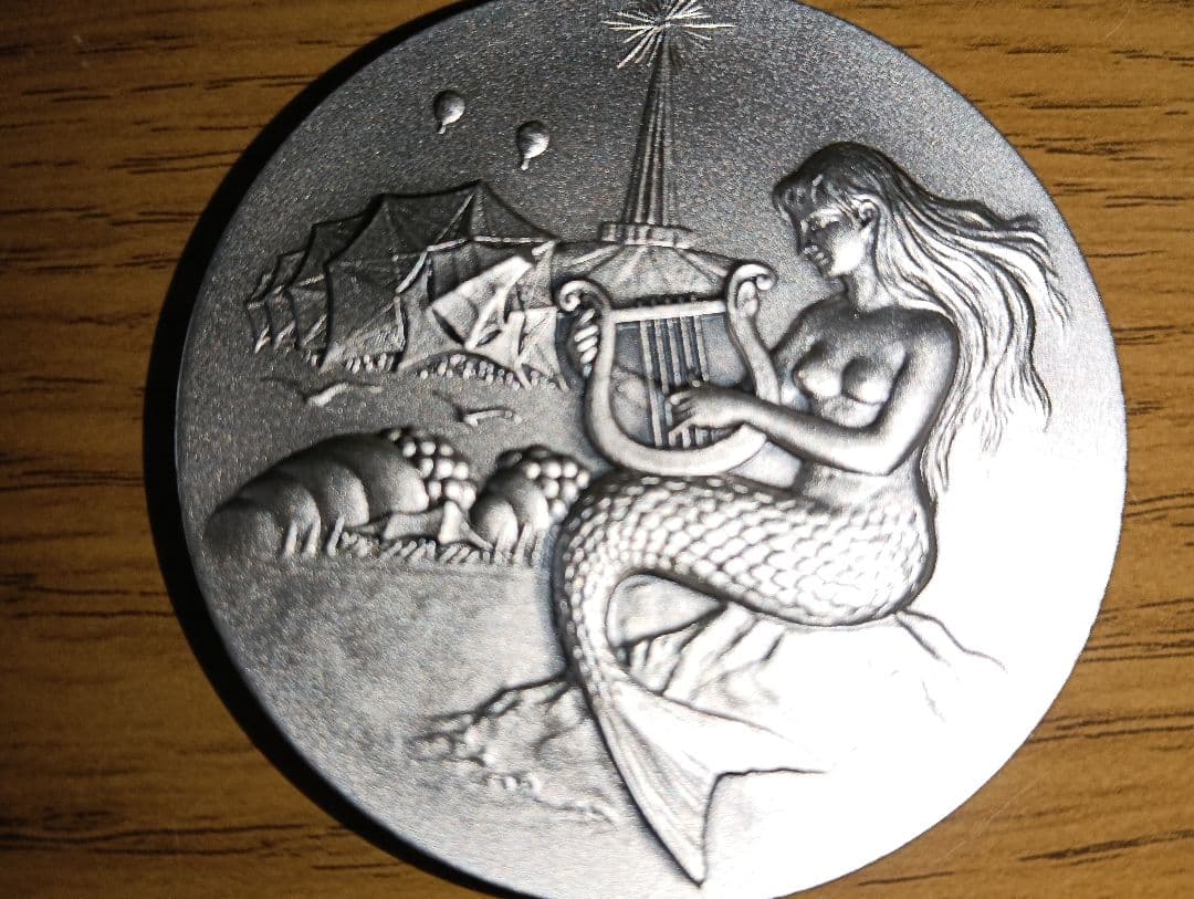 き*ん様 海と島の博覧会・ひろしま（海島博覧会）1989年　公式記念メダル　品位