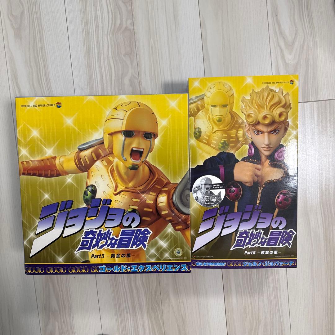 新品同様RAH2体セットジョルノ&ゴールドエクスペリエンス ジョジョの奇妙な冒険