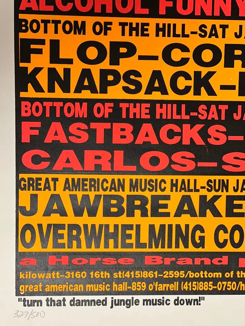 Frank Kozik NOISE POP シルクスクリーンポスターです。