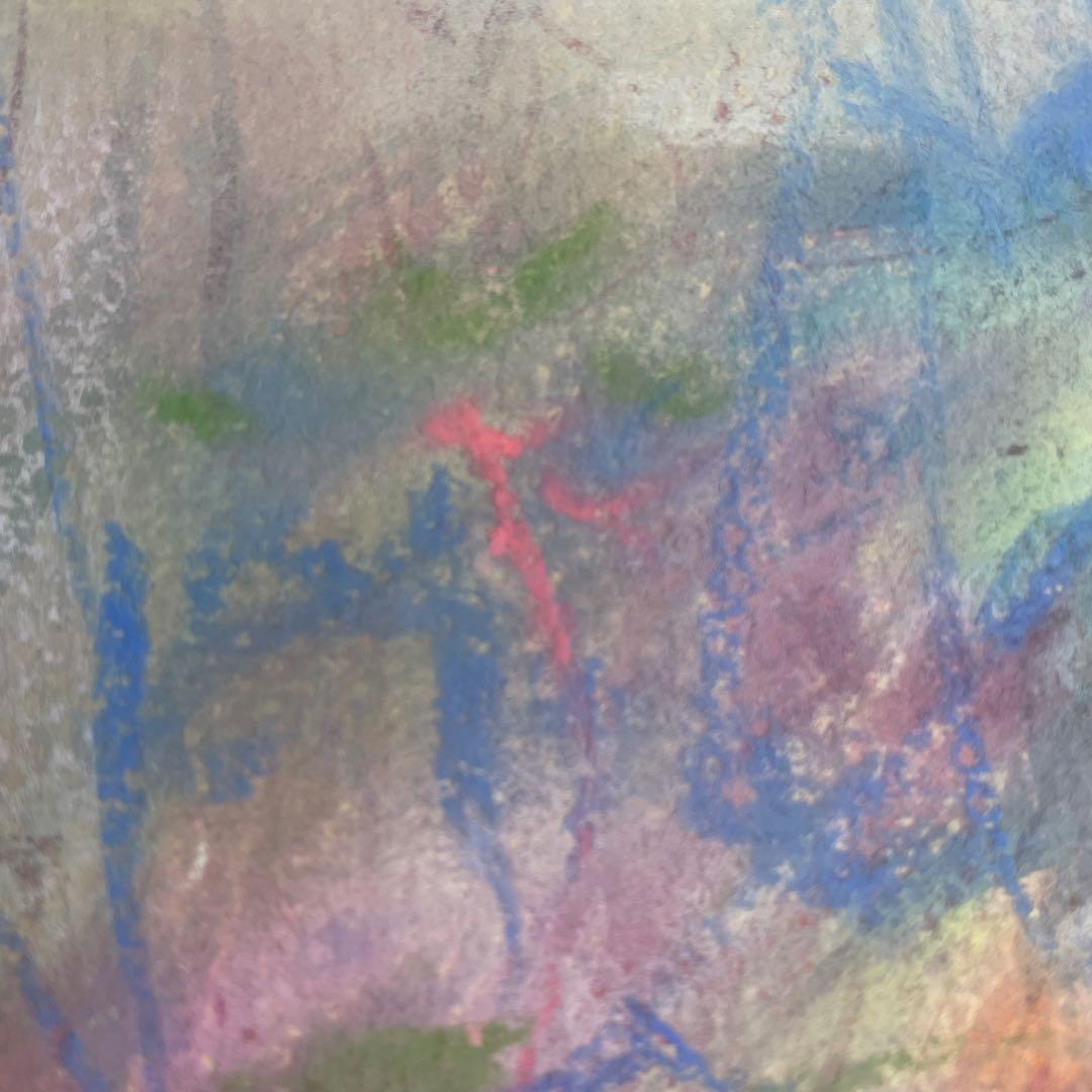 パステル画/色褪せない花束の贈り物/癒し/ヒーリング/パワースポット/