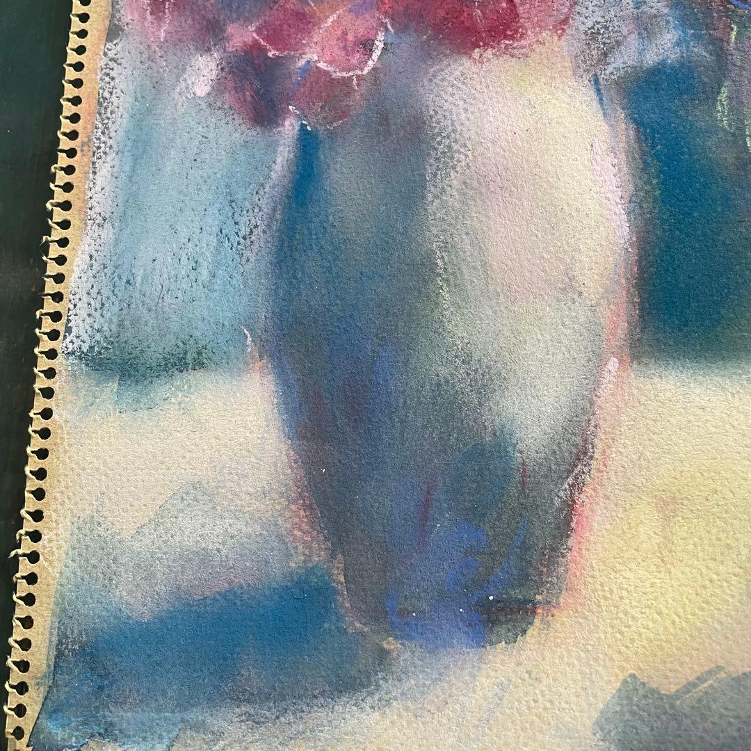 パステル画/色褪せない花束の贈り物/癒し/ヒーリング/パワースポット/