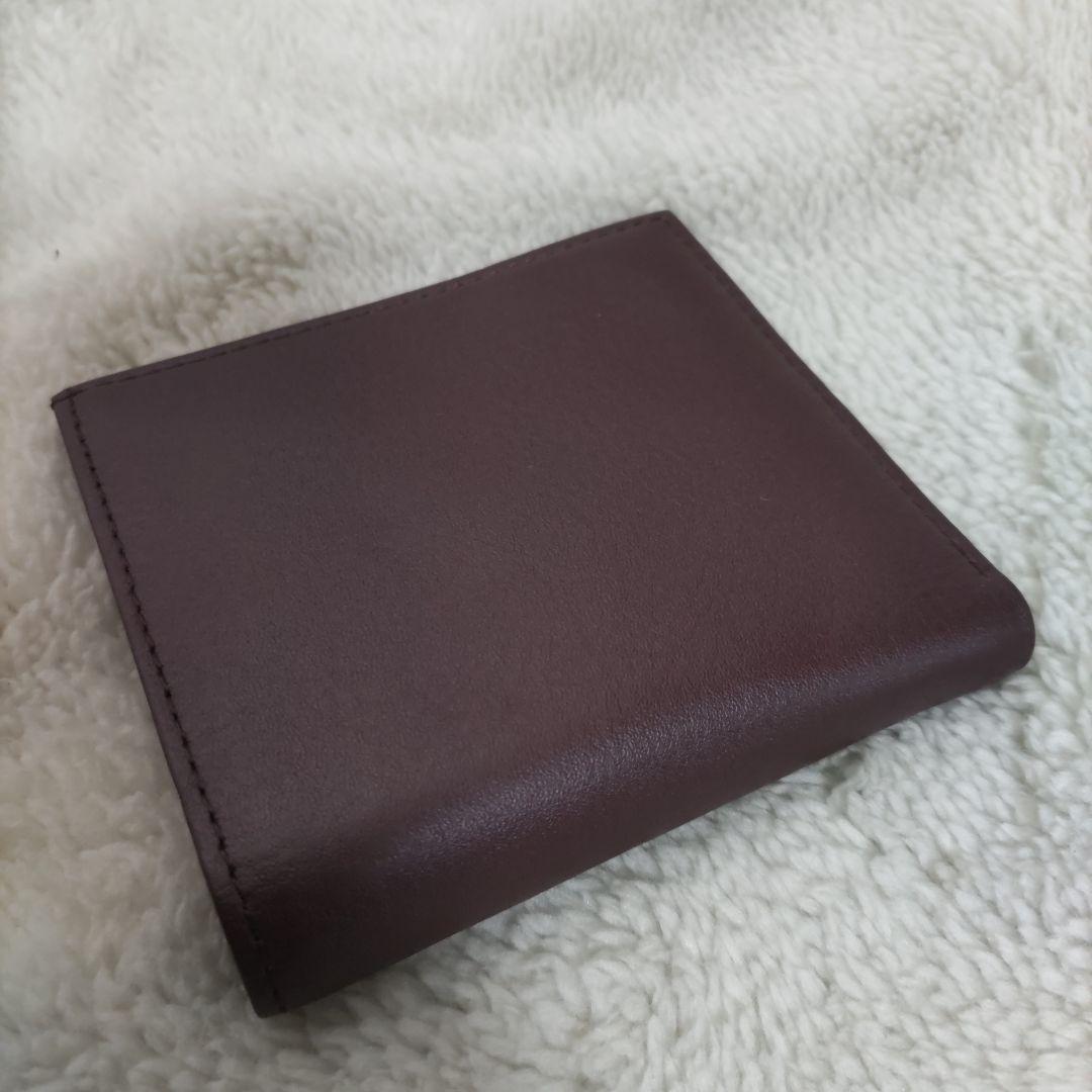皇居　皇室　限定　折り財布　こげ茶　本革