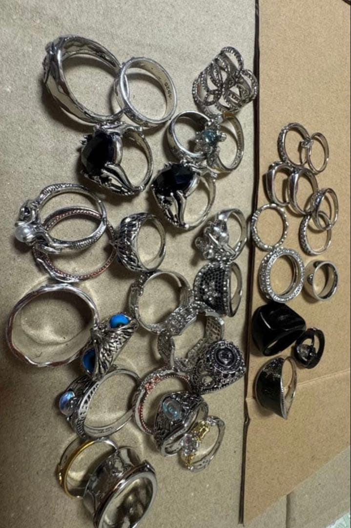 925とs925の刻印があるリング(35個)