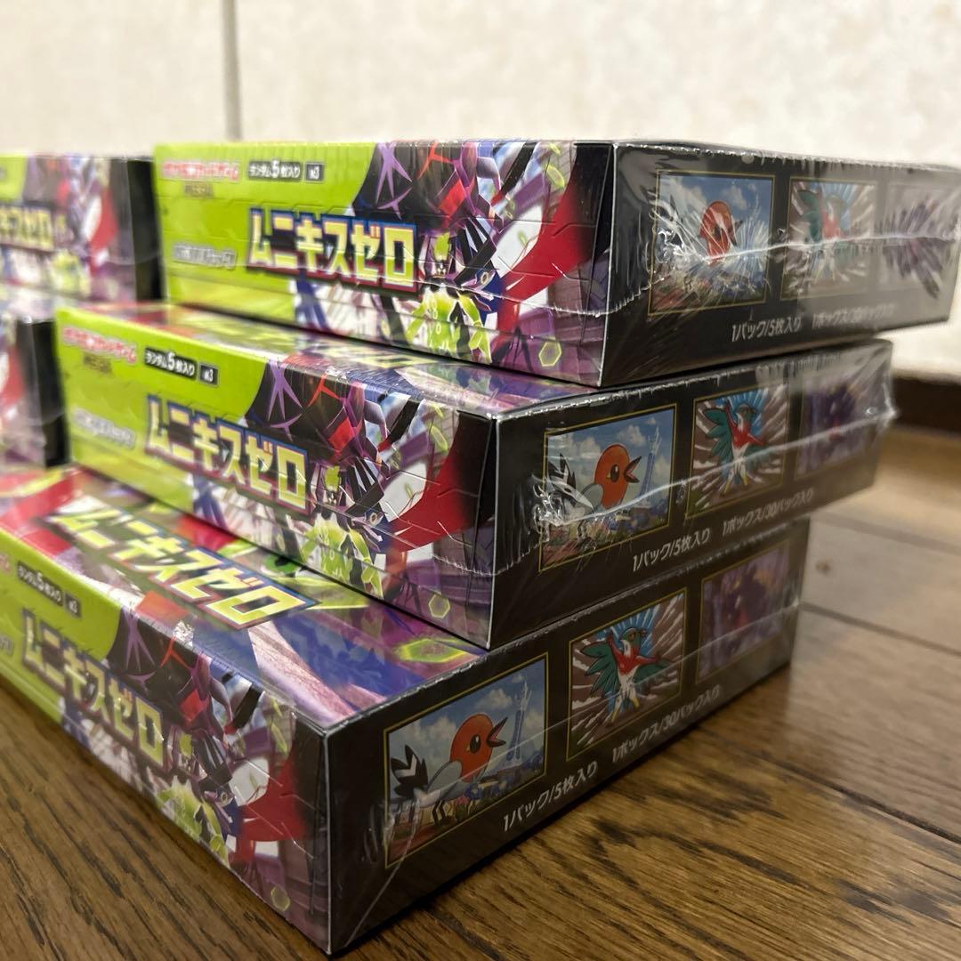 ポケモンカードムニキスゼロ6BOXシュリンク付き