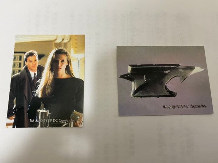 カルビー　バットマンカード　２枚