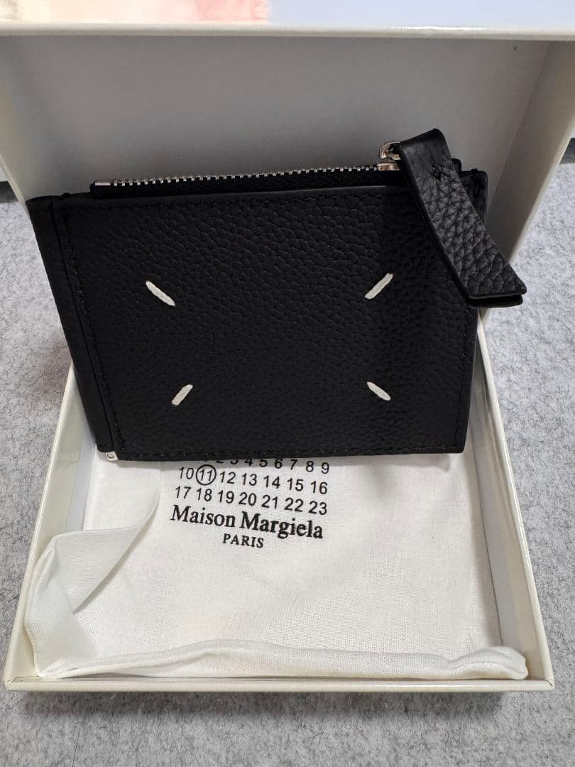 Maison Margiela ブラック 二つ折り財布