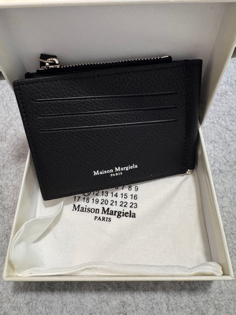 Maison Margiela ブラック 二つ折り財布