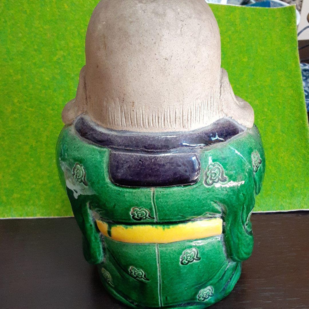 京焼名工　福禄寿像　二代真清水蔵六作