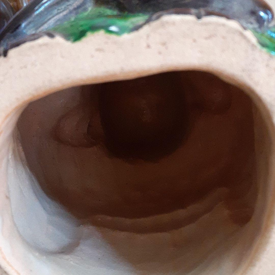 京焼名工　福禄寿像　二代真清水蔵六作