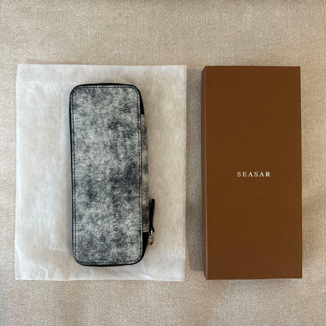 SEASAR Duct ペンケース マルゴーフォグ スエード ペンケース グレー