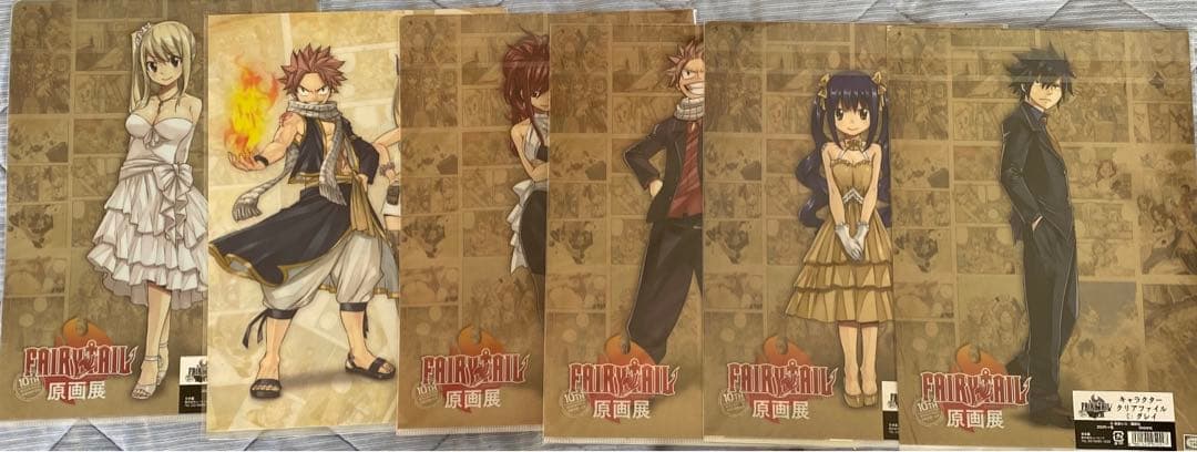 フェアリーテイル FAIRY TAIL 原画展　クリアファイル　真島ヒロ