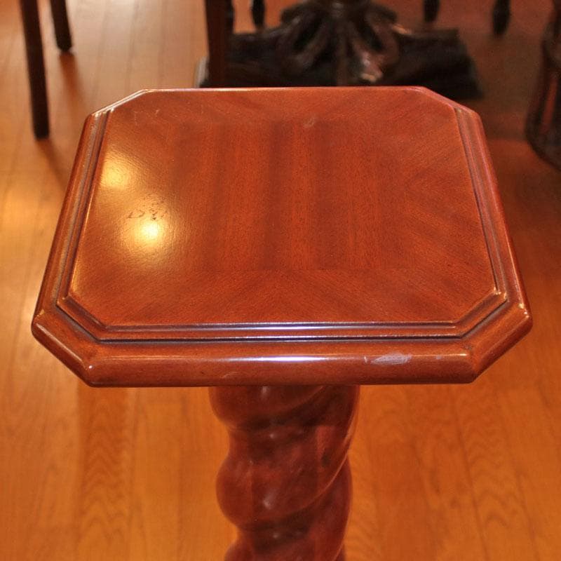 ディスプレイスタンド 木製飾り台 ツイスト支柱 699-549