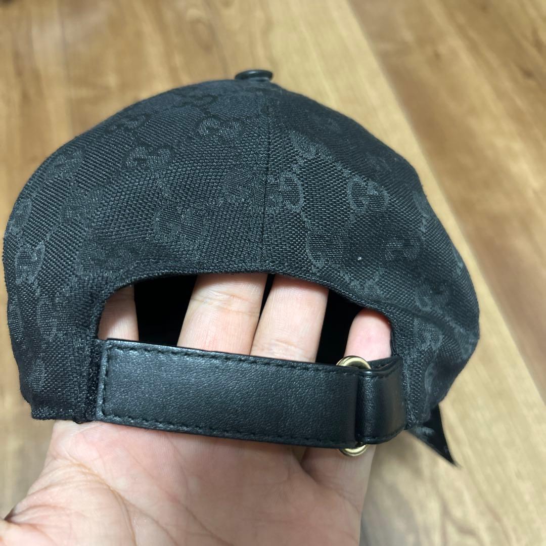 Gucci ブラック キャップ　Lサイズ