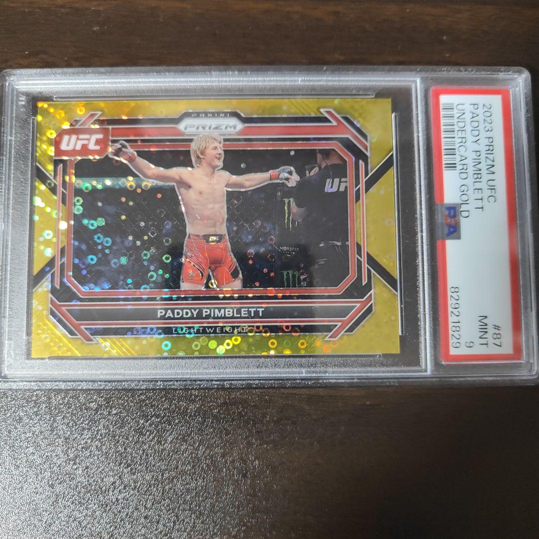 UFC　パディ・ピンブレット　ゴールドディスコ10シリカード　psa9