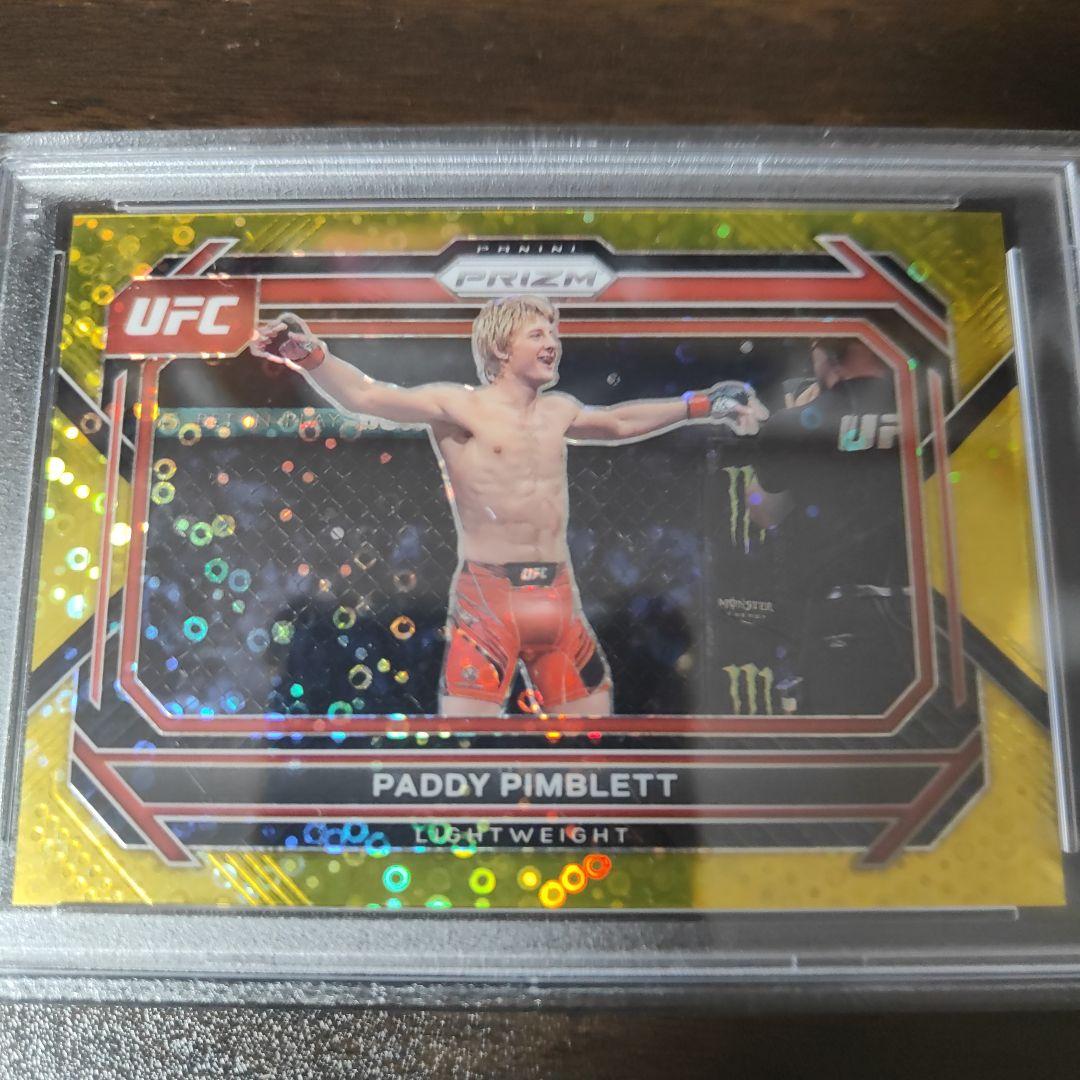 UFC　パディ・ピンブレット　ゴールドディスコ10シリカード　psa9