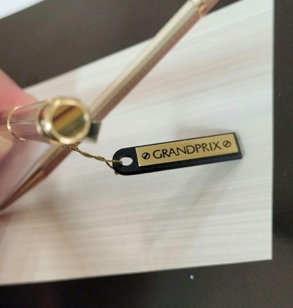 【未使用、希少品】三菱GRANDPRIXシャープペンシル 　22金メッキゴールド