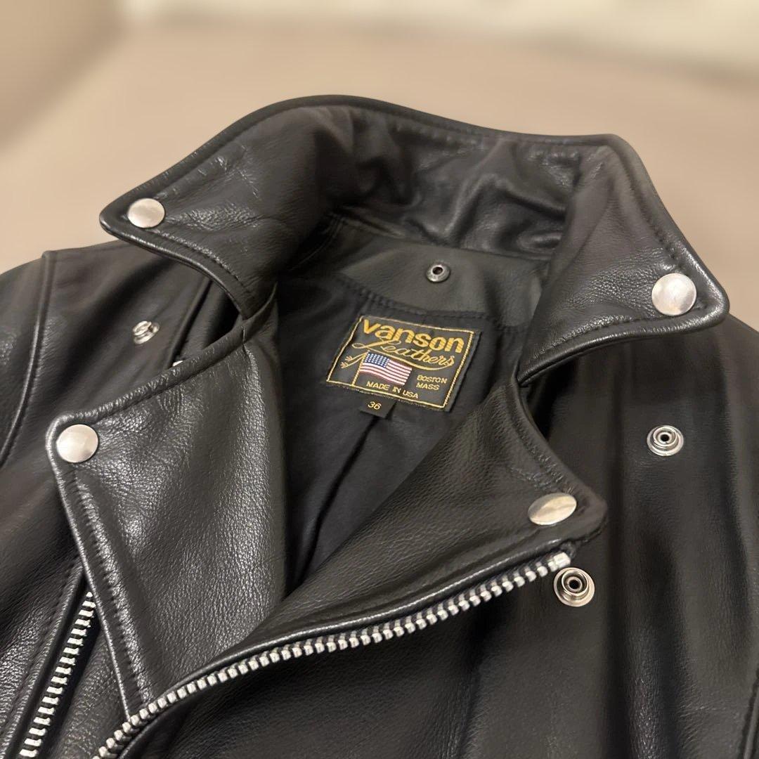 【別注】Vanson Leathers C2 ライダース ジャケット 36