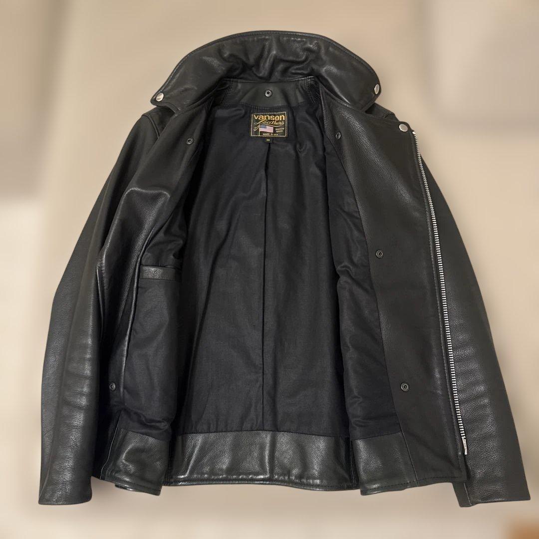 【別注】Vanson Leathers C2 ライダース ジャケット 36