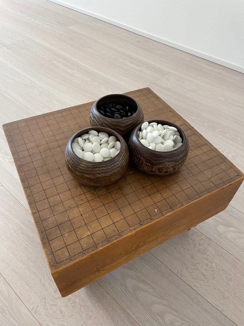 値下げ！囲碁セット　碁盤　碁石 碁笥