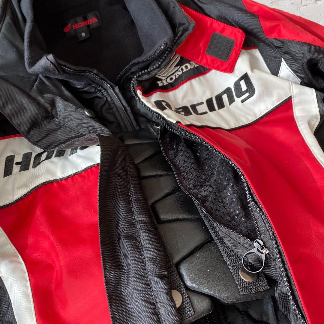 HONDA ホンダ レーシングジャケット ブルゾン ボディプロテクター付き S