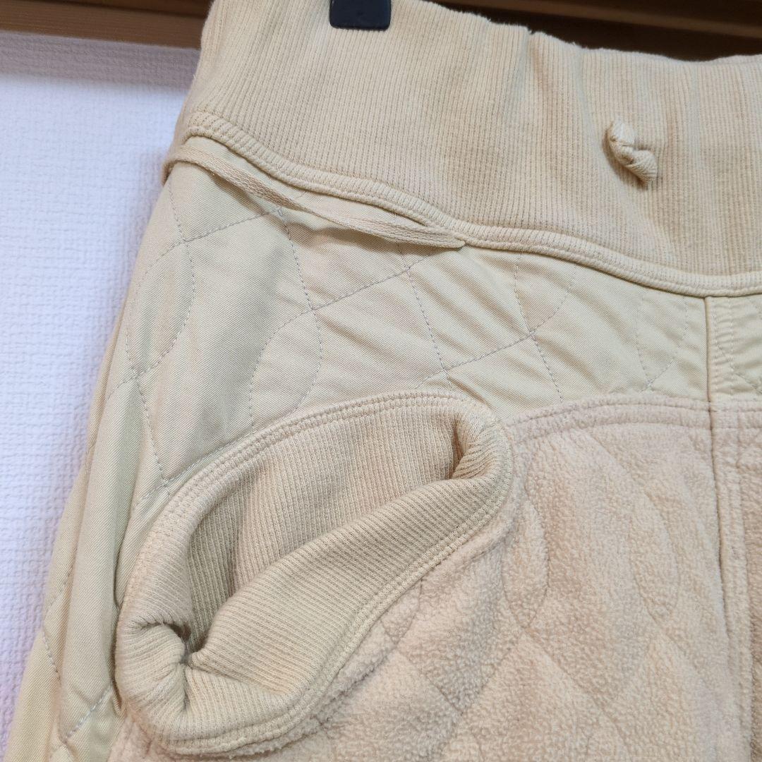 KAPITAL 綿ツイル×ワッフルキルティング サルエルヌーベルパンツ