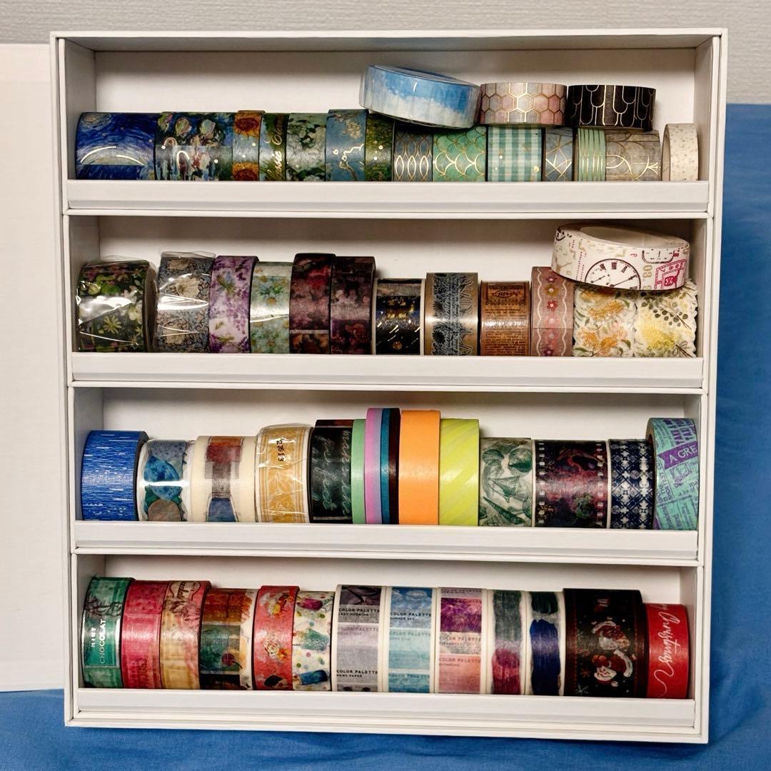 キングジム マスキングテープケース ブックタイプ　Lサイズ　白　ホワイト　収納