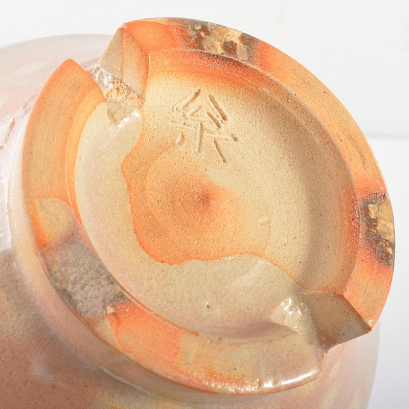 萩焼　旭雲山　松延窯　金子松延作　茶碗　宗左（而妙斎）極め箱　M　R6900