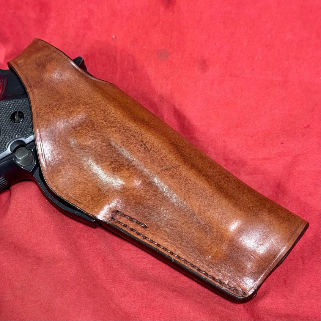 整備済 ベレッタM92F用 革製 ヒップホルスター
