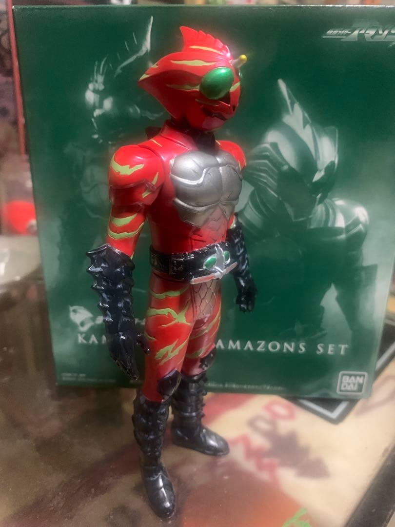 激レア‼️PB限定仮面ライダーアマゾンズ　ソフビセット