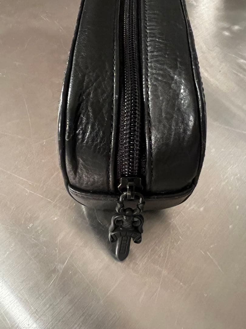 CHROME HEARTS メガネケース/眼鏡ケース/ダガージップ　美品