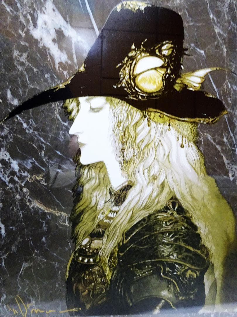 #天野喜孝 #大理石 #肖像 #吸血鬼ハンターD #共箱 #アールビバン保証書