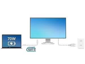 EIZO FlexScan EV2781-BK 27.0型 Type-C接続