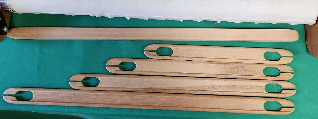 機織り機　京都手織り機「LW-77」変わり織り用クリスタルリード2枚付き