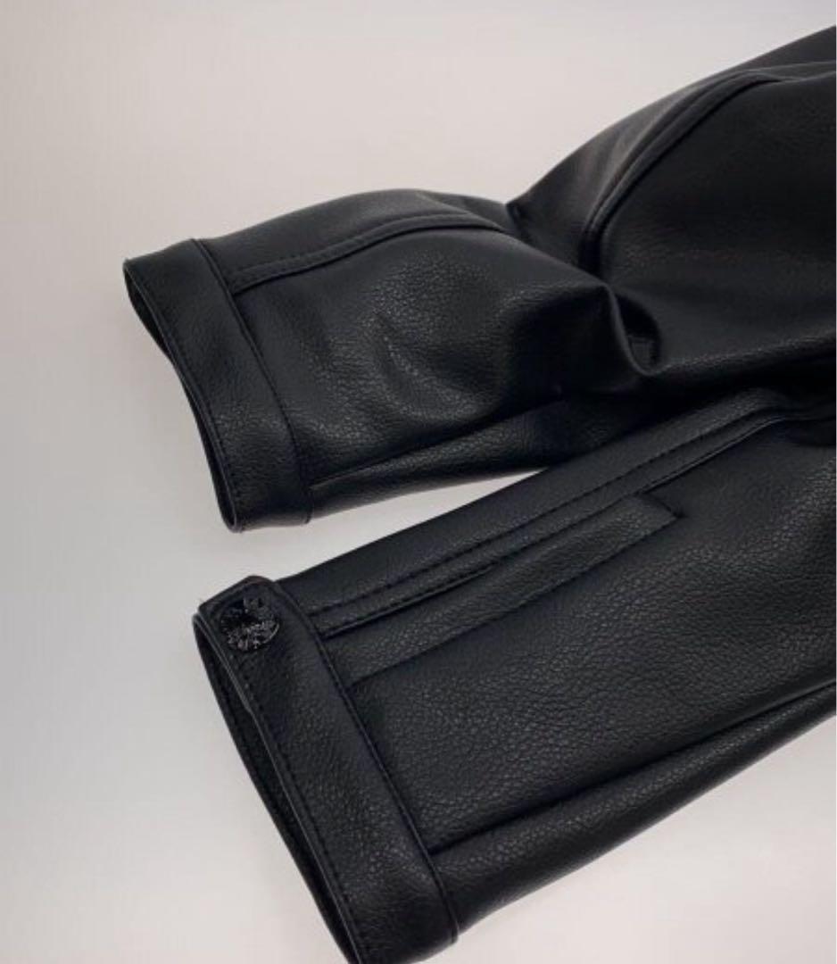 美　アルパインスターズ　レザー　ジャケット　ライダース　バイカー　ブラック　XL